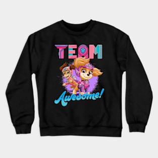 movie team awesome Crewneck Sweatshirt